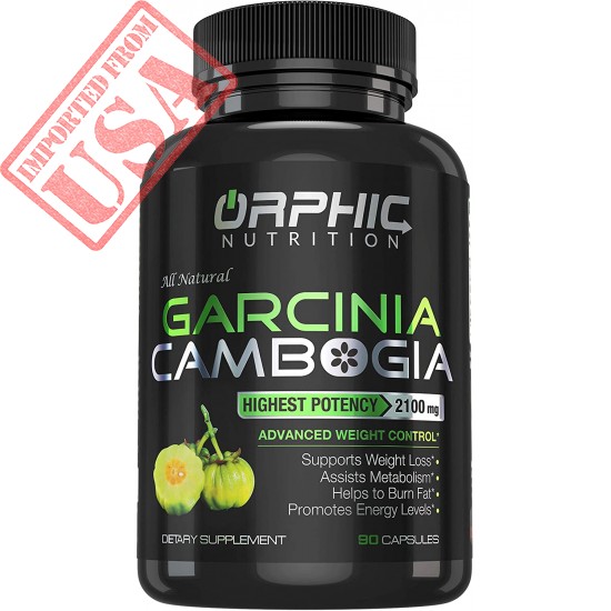 100% Pure Garcinia Cambogia Extract - Appetite Suppressant - Carb Blocker Capsules - 2100 MG - 90 Caps