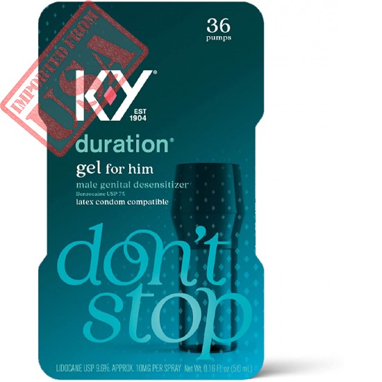 Duration Gel of K-Y Brand Enhancing Delay to Help Men Stay Long in Bed