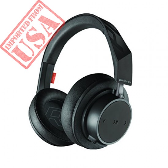 Plantronics BackBeat Go 600 Noise-Isolating Headphones, Over-The-Ear Bluetooth Headphones, Black