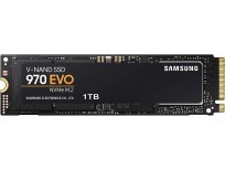 SAMSUNG (MZ-V7E1T0BW) 970 EVO SSD 1TB - M.2 NVMe Interface Internal Solid State Drive with V-NAND Technology, Black/Red