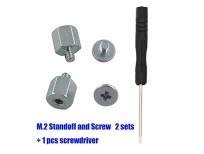 Kalanution M.2 Standoff and Screw for M.2 Drives,Asus motherboard M.2 Screw + Hex Nut Stand Off Spacer(2 sets)+1 pcs screwdriver