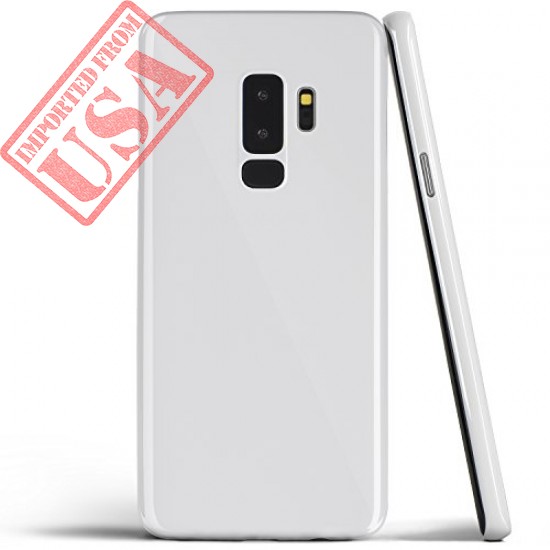 totallee Galaxy S9 Plus Case, Thinnest Cover Premium Ultra Thin Light Slim Minimal Anti-Scratch Protective - for Samsung Galaxy S9 Plus (Jet White)