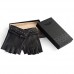 fingerless black leather gloves for women fioretto half finer sheepskin gloves for driving shop online in pakistan