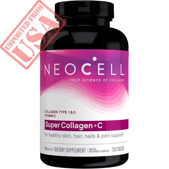 NeoCell Super Collagen Plus C Type 1 and 3 - 6000 mg - 250 Tablets