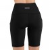 High Waist Tummy Control Out Pocket Yoga Short by ODODOS online in Pakistan