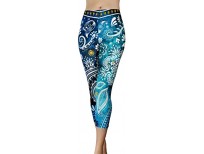 Comfy Yoga Pants - Workout Capris - High Waist Workout Leggings for Women - Lightweight Printed Yoga Legging