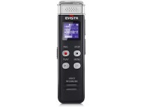 EVISTR 16GB Digital Voice Recorder Voice Activated Recorder with Playback - Upgraded Small Tape Recorder for Lectures, Meetings, Interviews, Mini Audio Recorder USB Charge, MP3