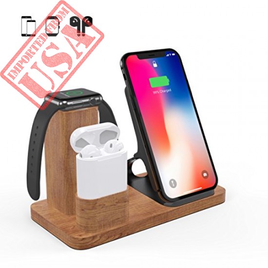 wireless charger stand apple watch airpods charging station shop online in pakistan