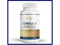 Omega 3 Fish Oil Capsules | 2000mg, 660 EPA 440 DHA per Serving | Soy, Gluten & Mercury Free | Odorless Small Capsules - 3 Months Supply (180 Softgels) | Made in UK by Nutritech Labs