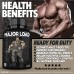 Ultimate Test Booster for Men - Male Enhancing Pills - Enlargement Supplement - Men’s High Potency Endurance, Drive, and Strength Booster - Increase Size, Energy, Fat Burner - 60 Caps - Made in USA