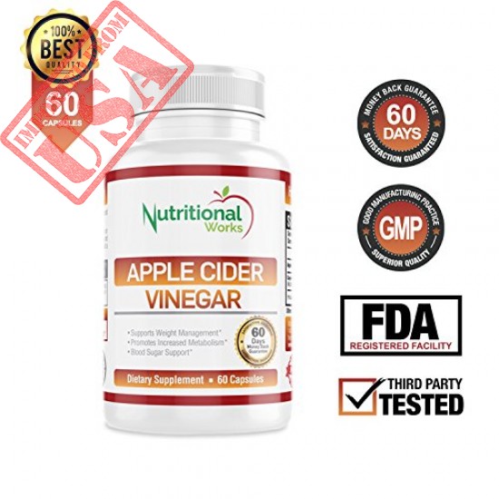 Buy Raw Apple Cider Vinegar Capsules  All Natural for Weight Loss Online in Pakistan 