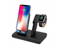 BUY 100% ORIGINAL APPLE WATCH STAND CHARGING DOCKS & IPHONE X WIRELESS CHARGER STAND FOR IPHONE X/8/8 PLUS,IWATCH CHARGER STAND HOLDER FOR APPLE WATCH SERIES 3,2,1 & NIKE IMPORTED FROM USA