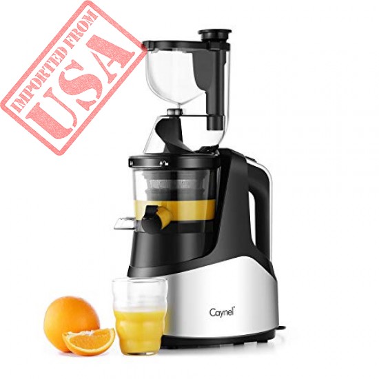 Caynel Slow Masticating Juicer Cold Press Extractor with 3" Wide Chute for Fruits imported USA Sale in Pakistan