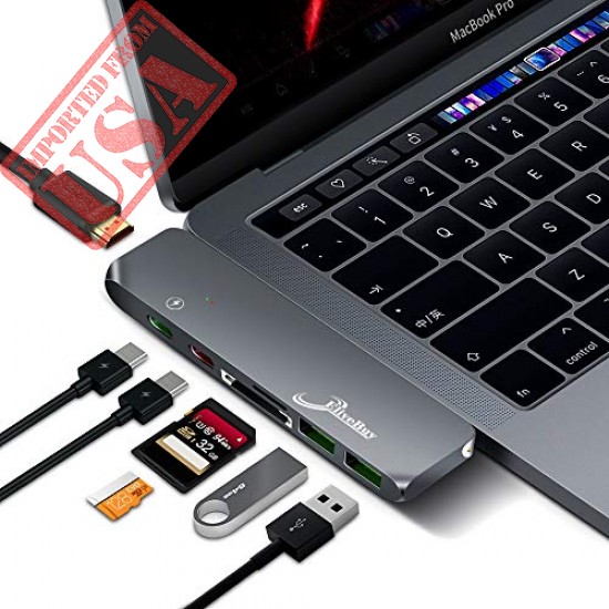 Shop online Import Quality 7in 1USB C Hub Adapter with Card Reader In Pakistan 