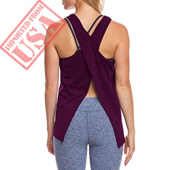 Open Back Yoga Tops for Women by Yucharmyi Online in Pakistan 