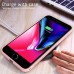 Clear Hybrid Case with Thin Tempered Glass Back Cover and Soft Silicone Rubber Bumper Frame for iPhone 8 Plus/iPhone 7 Plus online in Pakistan