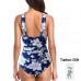 Tummy Control One Piece Backless Swimsuit for Women online in Pakistan