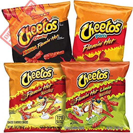 Cheetos Cheetos Hot & Spicy Variety Pack, 40 Ounce