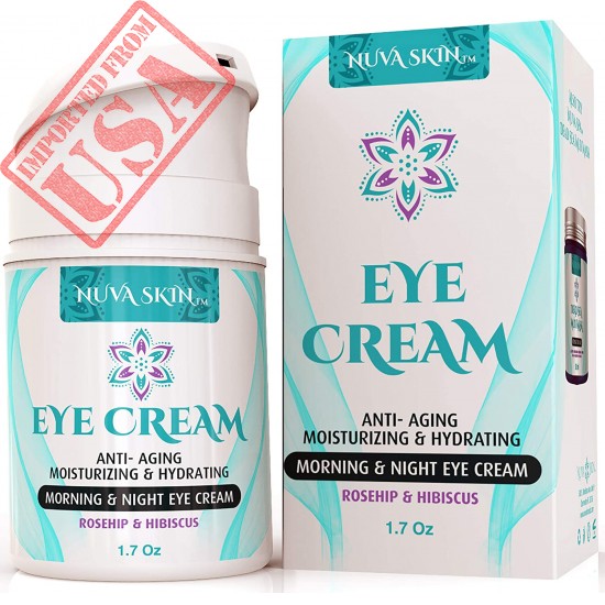 Anti-Aging Under Eye Cream by Nuva Skin - Reduce the Appearance of Fine Lines, Wrinkles, Dark Circles, Puffiness Shop in Pakistan