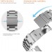 Fullmosa Compatible Apple Watch Band 42mm 44mm 38mm 40mm, Stainless Steel iWatch Band for Apple Watch Series 6/5/4/3/2/1/SE, 42mm 44mm Silver