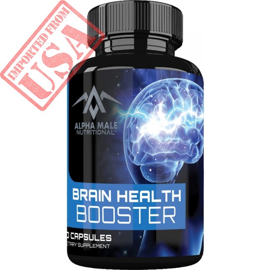 Alpha Male Extra Strength Brain Booster for More Focus, Boost Energy, Better Memory - Best Brain Supplement Available in Pakistan