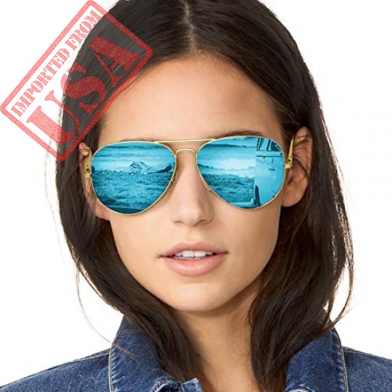 Shop online Imported Mirrored aviator Sunglasses for Women in Pakistan 