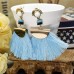 Get online Imported Blue Tassel Earrings for Girls In Pakistan 