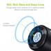 BUY EWA A106 PORTABLE BLUETOOTH SPEAKER WITH ACTIVE EXTRA BASS, TRAVEL CASE WITH CARABINER CLIP INCLUDED, BRIEF DESIGN, PERFECT MINI SPEAKER FOR SHOWER, ROOM, BIKE, CAR, ECHO DOT BLACK IMPORTED FROM USA