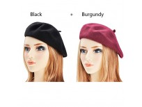 Buy online High quality 2PCS Wool Winter Caps for Ladies in Pakistan 