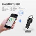 New bee Bluetooth Earpiece V5.0 Wireless Handsfree Headset with Microphone 24 Hrs Driving Headset 60 Days Standby Time for iPhone Android Samsung Laptop Trucker Driver (Black)