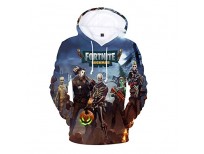Yeawooh Fortnite 3D Printing Unisex Hoodie Novelty Youth Game Sweatshirt Pullover Size M (Brown)