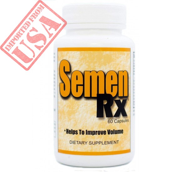 SemenRx Semen Volumizer | All-Natural Ejaculant Pills | Male Fertility Enhancement Supplements with Assorted & Effective Herbs | Ejaculant Enhancement Formula for Men - 60 Count | GL Nutrition (1)