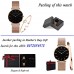 Women's Rose Gold Watch Analog Quartz Stainless Steel Mesh Band Casual Fashion Ladies Wrist Watches with Bracelet Sale in Pakistan