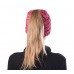 Shop Scrub Green Girl Soft High Bun Ponytail Beanie Hat Imported From USA
