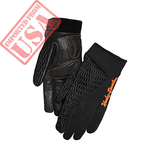 harley davidson womens osminda mesh & leather gloves shop online in pakistan