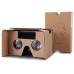 Google Cardboard,VR Headsets 3D Box Virtual Reality Glasses with Big Clear 3D Optical Lens and Comfortable Head Strap for All 3-6 Inch Smartphones (Yellow, 1 Pack)