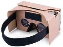 Google Cardboard,VR Headsets 3D Box Virtual Reality Glasses with Big Clear 3D Optical Lens and Comfortable Head Strap for All 3-6 Inch Smartphones (Yellow, 1 Pack)