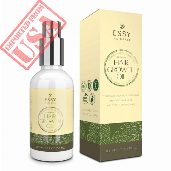 Buy Natural Hair Growth Oil with Caffeine and Biotin - Hair Growth Oil for Stronger, Thicker, Longer Hair in Pakistan
