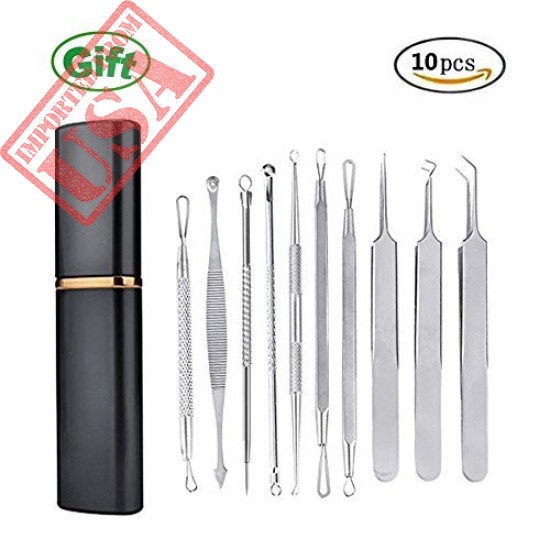 Blackhead Removal Toolkit by KOYUPI Number Fitting for Lumpy Acne Removal Dangerous Nose imported sale in Pakistan