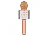 Wireless Bluetooth Karaoke Microphone,3-in-1 Portable Handheld karaoke Mic Home Party Birthday Speaker Machine for iPhone/Android/iPad/Sony, PC and All Smartphone(Rose Gold)