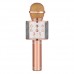 Wireless Bluetooth Karaoke Microphone,3-in-1 Portable Handheld karaoke Mic Home Party Birthday Speaker Machine for iPhone/Android/iPad/Sony, PC and All Smartphone(Rose Gold)