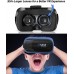 VR Headset Compatible with iPhone & Android Phone - Universal Virtual Reality Goggles - Play Your Best Mobile Games 360 Movies with Soft & Comfortable New 3D VR Glasses | Blue | w/ Eye Protection