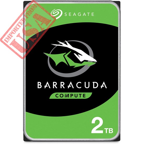 Seagate BarraCuda 2TB Internal Hard Drive HDD – 3.5 Inch SATA 6Gb/s 7200 RPM 256MB Cache 3.5-Inch – Frustration Free Packaging (ST2000DM008)