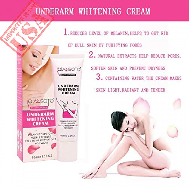 Whitening Cream Intimate Area Underarm Apmpit Legs Knees Dark Skin