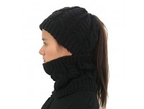 Get online Best Quality Winter Knitted Hat and Scarf Set in Pakistan 