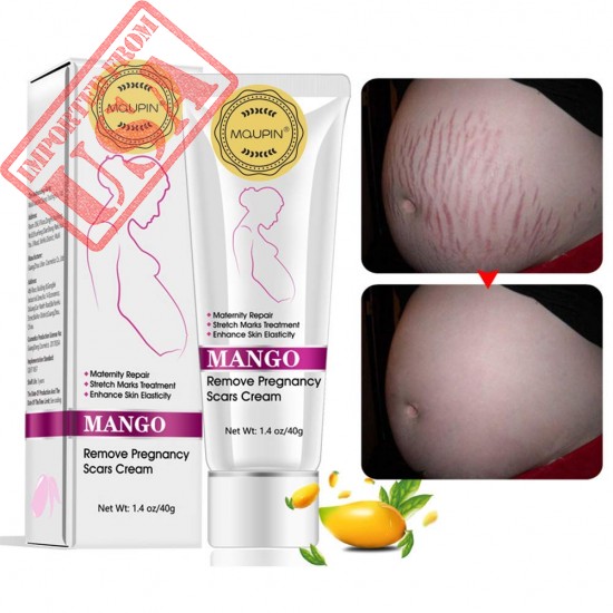RtopR Mango Stretch Marks and Scar Cream -Stretch Marks and Scar Removal Cream for Pregnancy - Best Body Moisturizer-40g