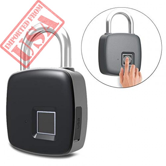 High Quality Fingerprint Smart Biometric Waterproof Padlock Of Ya-Tube Brand Ip65 Imported From USA