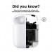 Elago Dust Guard for AirPods Gold Plating Protect Air Pods from Iron Metal shop online pakistan