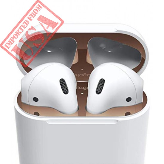 Elago Dust Guard for AirPods Gold Plating Protect Air Pods from Iron Metal shop online pakistan