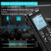 16GB Digital Voice Activated Recorder for Lectures - aiworth 1160 Hours Sound Audio Recorder Dictaphone Voice Activated Recorder Recording Device with Playback,MP3 Player,Password,Variable Speed